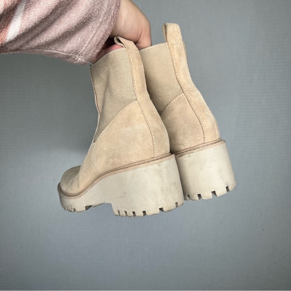 Dolce Vita‎ | Tan Cream Boot Woman's 9.5 Chunky - Picture 4 of 6